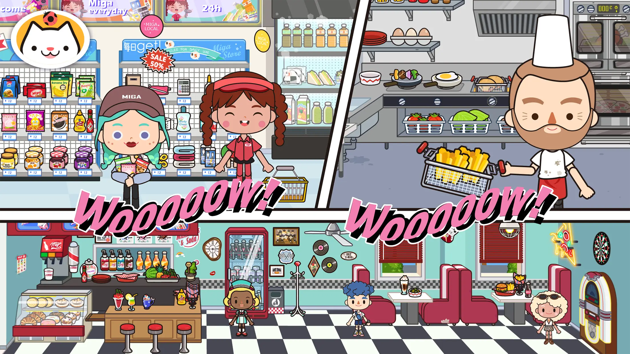 Screenshot Miga Town My World APK v1.98