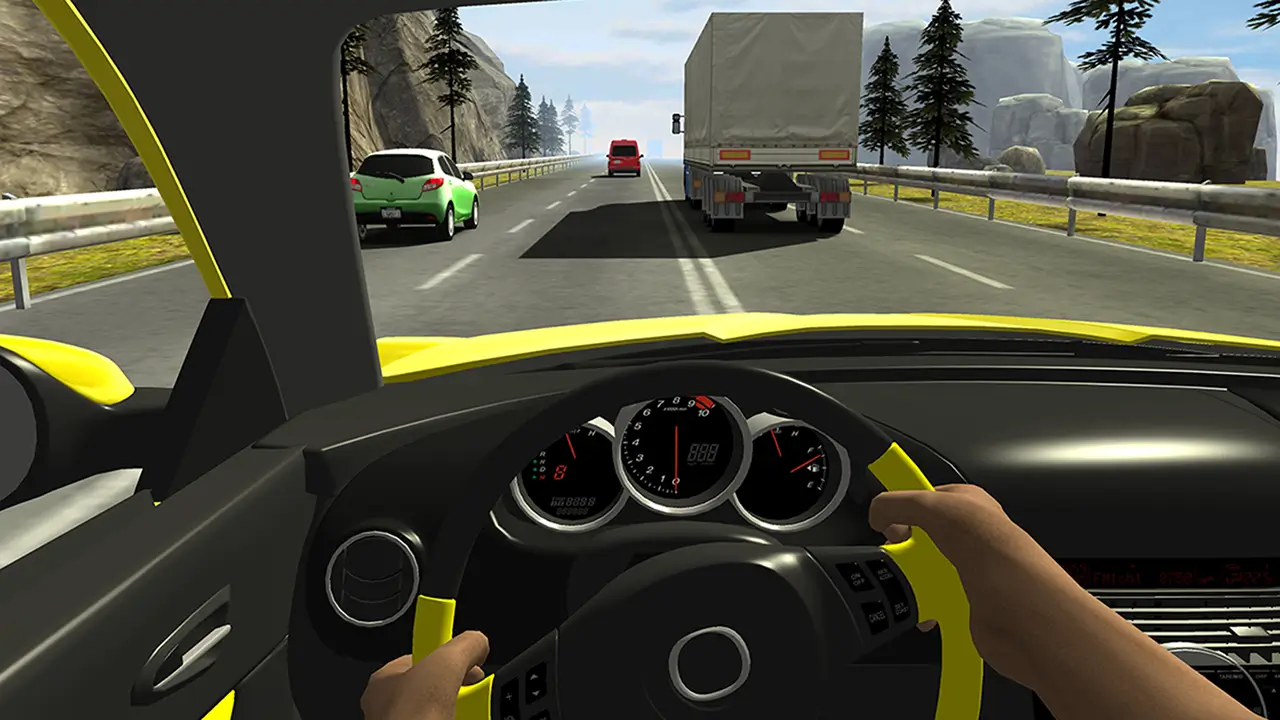 Screenshot Racing in Car 2 APK