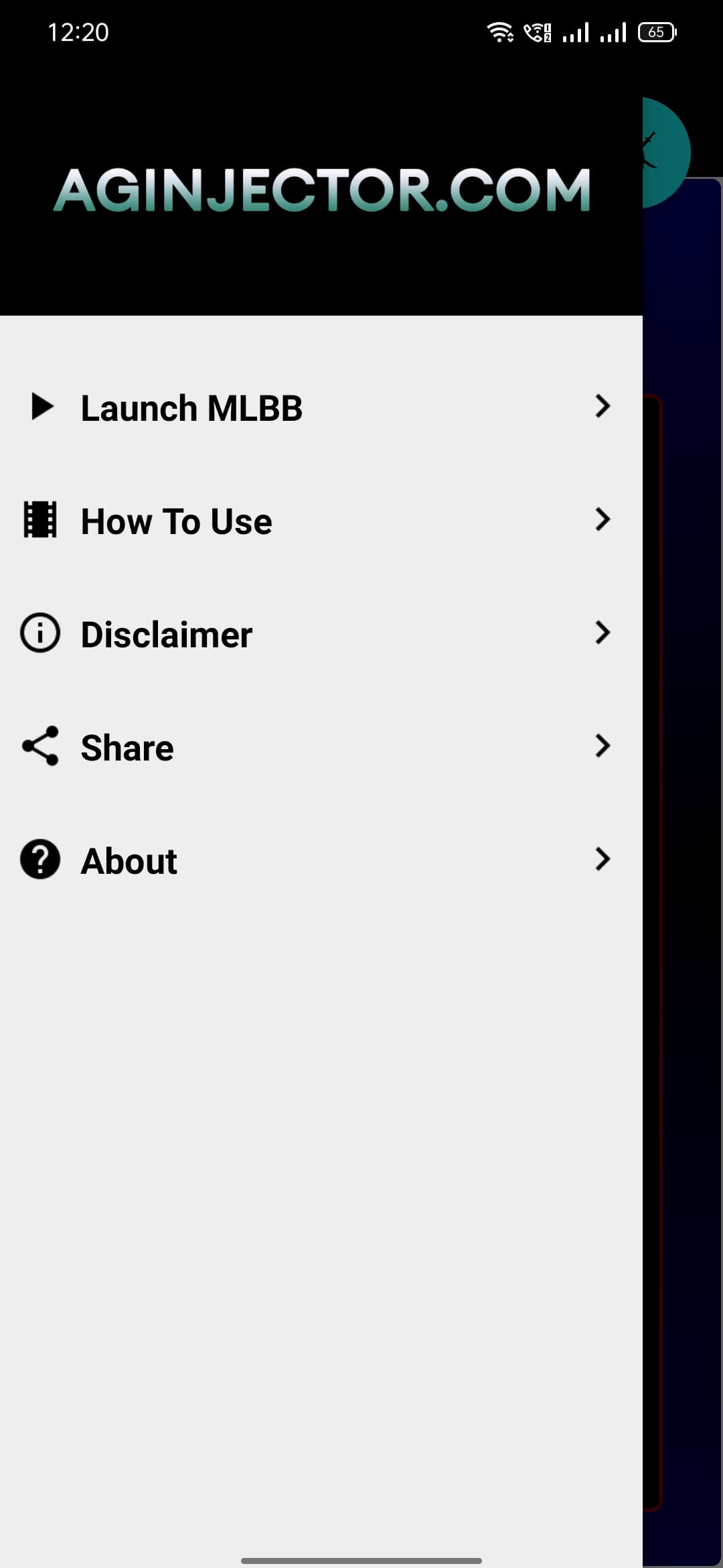 Screenshot AG Injector APK v6.0 untuk Android
