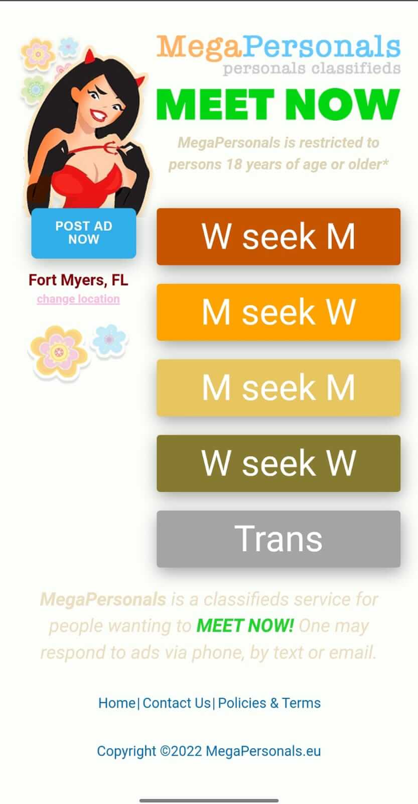 Screenshot MegaPersonals APK