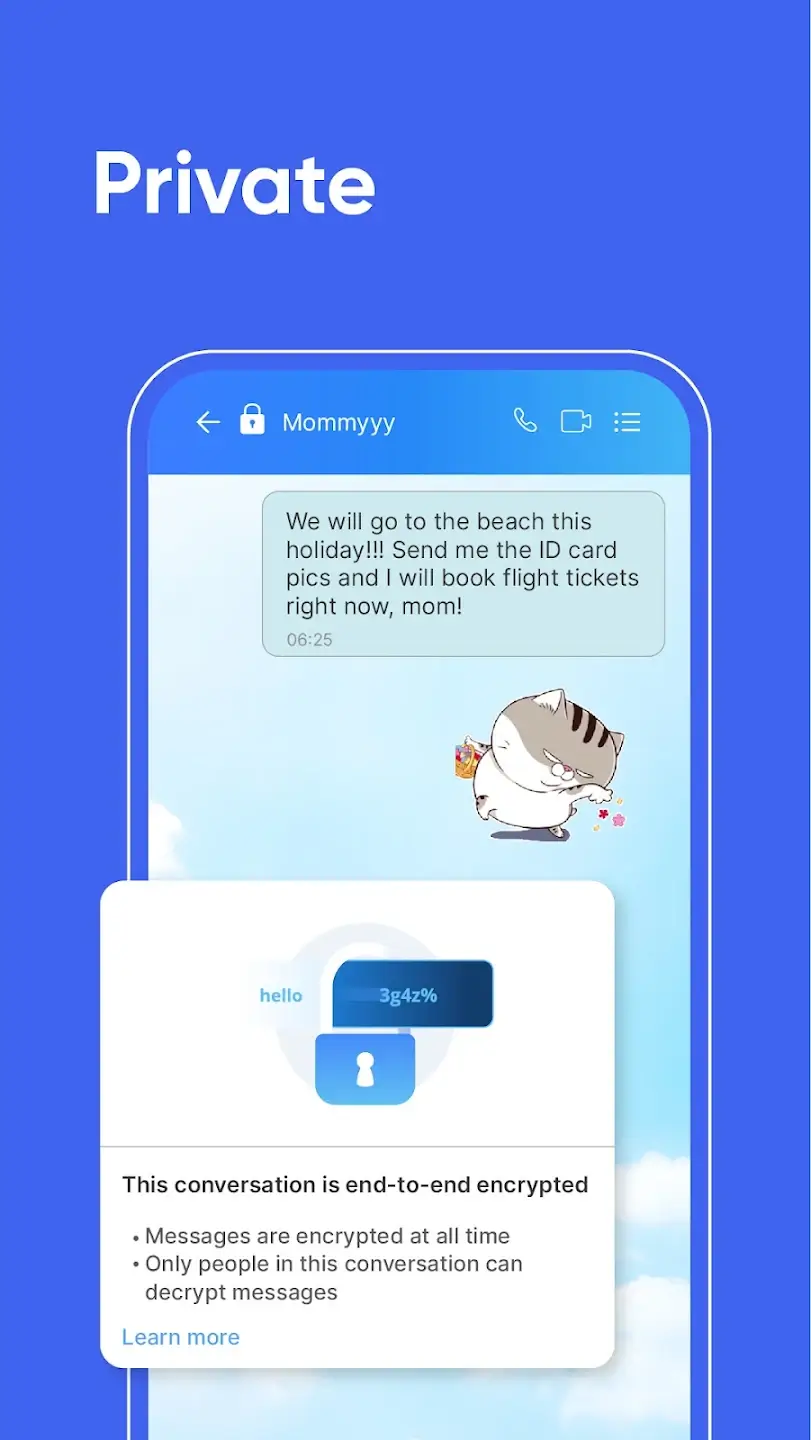 Screenshot Zalo APK versi 26.03.01 untuk Android