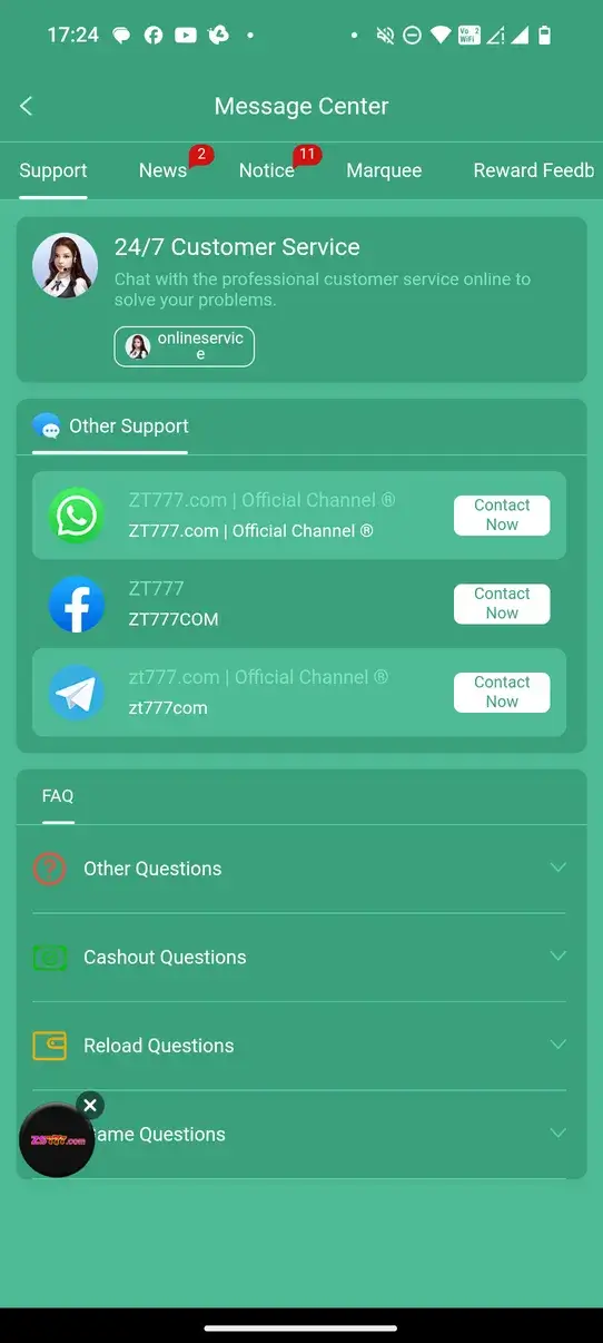 Screenshot ZT777 APK Download untuk Android