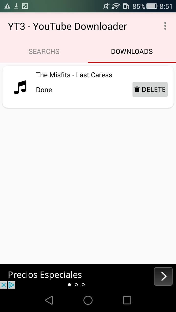 Screenshot YT3 Music Downloader APK