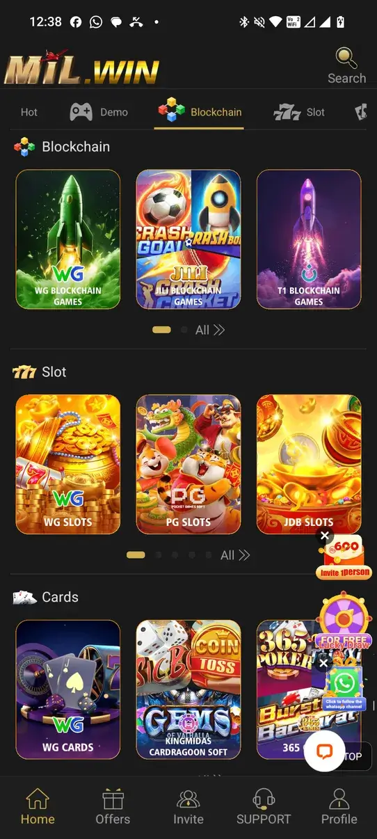 Screenshot Mil Win APK v1.1.17 untuk Android