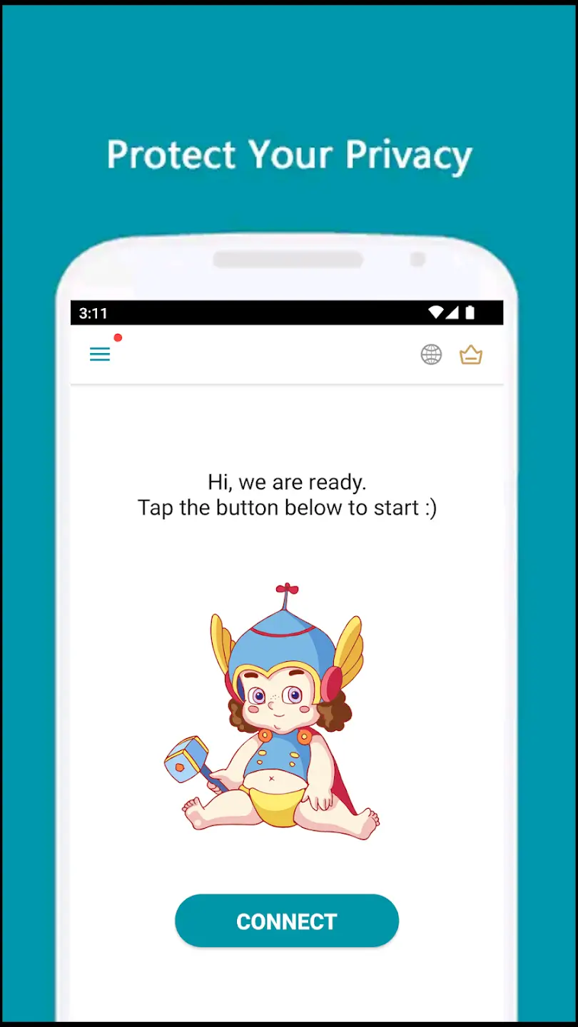 Screenshot Thunder VPN APK (v5.4.1) - VPN Ringan untuk Browsing Aman