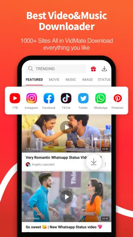 Screenshot VidMate APK 6.0102 Download untuk Android