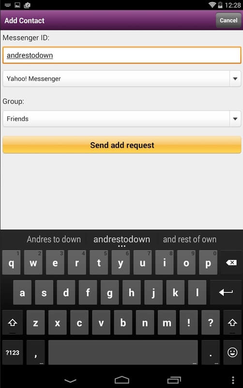 Screenshot Yahoo Messenger APK v2.11.1