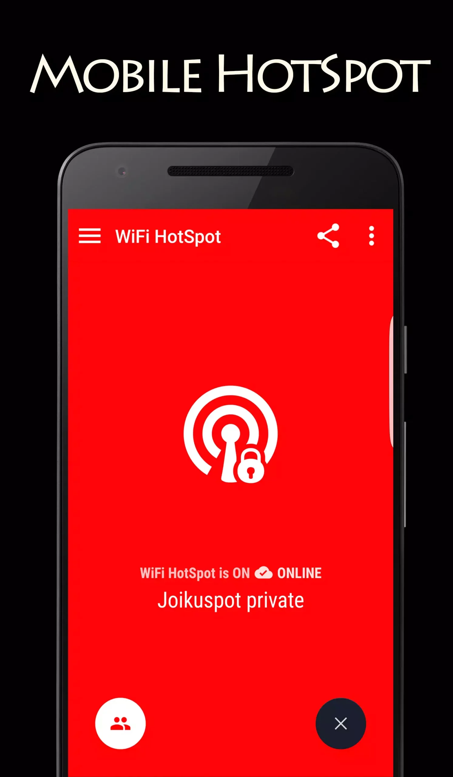 Screenshot JoikuSpot WiFi Hotspot APK 2.0.1